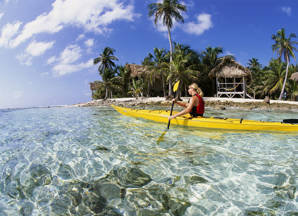 Kayaking in Belize