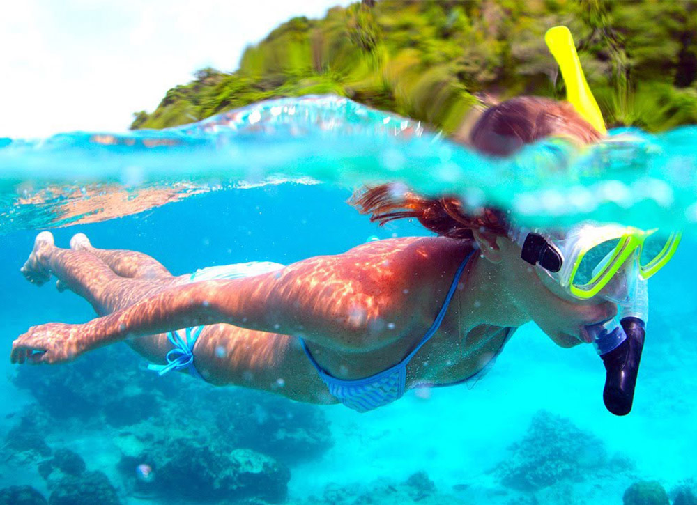 Snorkling in Puerto Rico