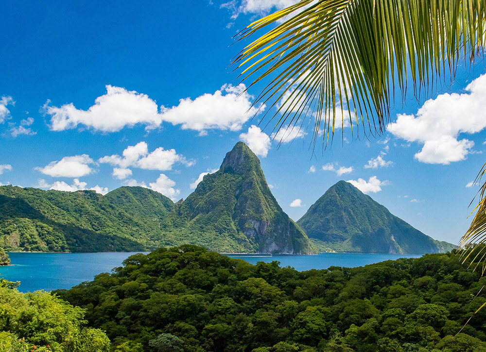 The Iconic Piton Mountains Saint Lucia