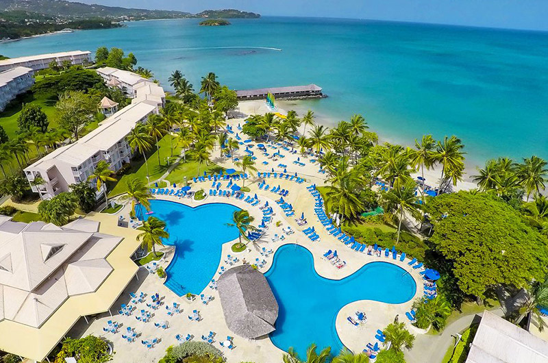 Morgan Bay Resort Saint Lucia Aerial View